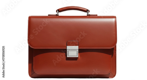 Isolated briefcase