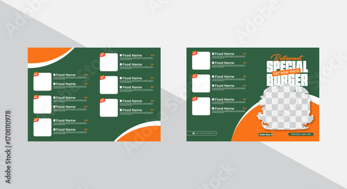 Minimalist Food Menu Design | Clean & Professional Template