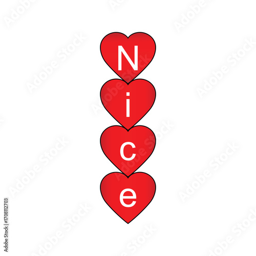 illustration romantic nice I love you