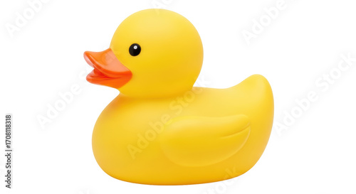Canvastavla Isolated Rubber Duck