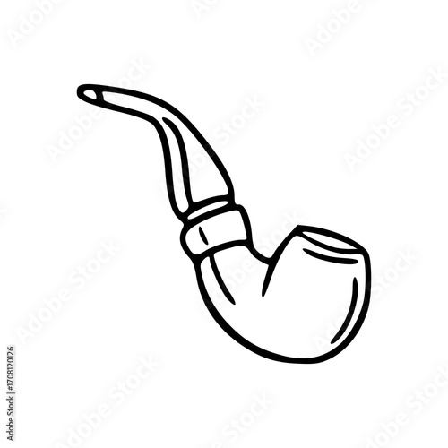 classic tobacco smoking pipe