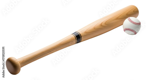 Plakat w ramie Isolated Baseball