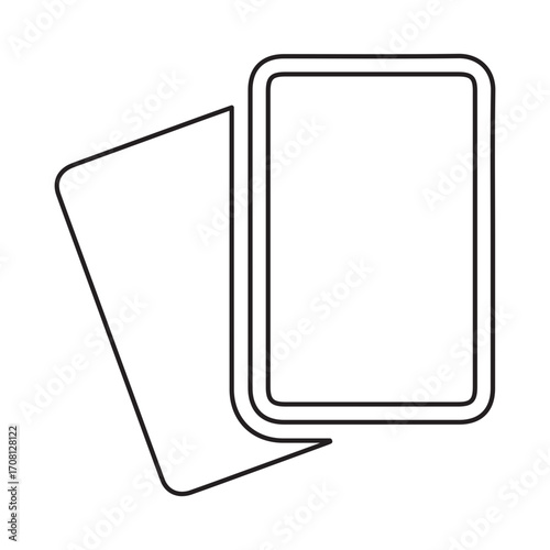 Playing Cards Outline