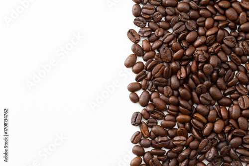 コーヒー豆　白バック