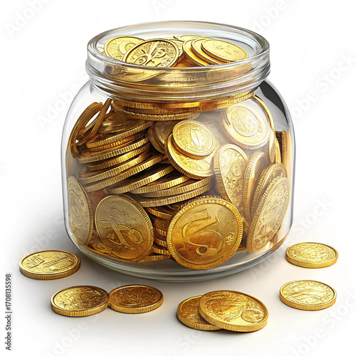 jar of gold coins