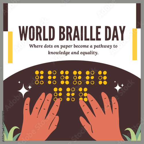 "Celebrate World Braille Day: promoting inclusion, literacy, and accessibility for visually impaired communities worldwide."