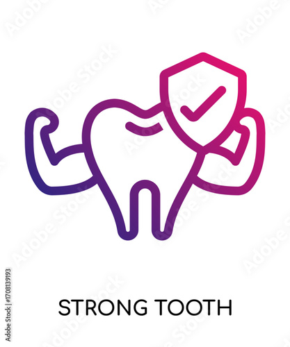 Strong Tooth Icon