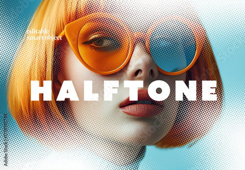 Halftone Photo Effect