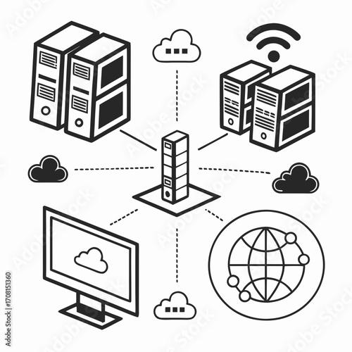 Cloud computing network system