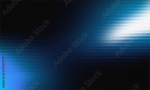 Εκτύπωση καμβά Vibrant Circular Gradient Pattern with Fractal Glass Texture in Blue and black F