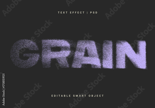 Grainy Dissolving Text Effect
