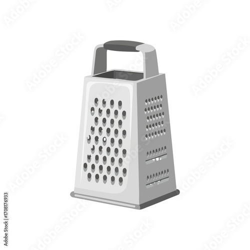 Grater A kitchen utensil for shredding and grating various food items with precision and ease