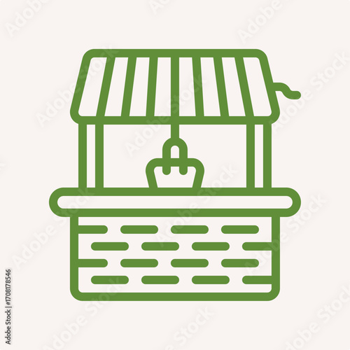 Food stall symbol artwork trendy useful vector Illustration design ravishing colorful background