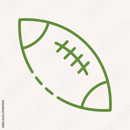 Football ball symbol artwork trendy useful vector Illustration design ravishing colorful background