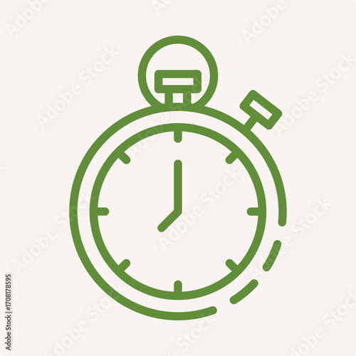 Stopwatch symbol artwork trendy useful vector Illustration design ravishing colorful background