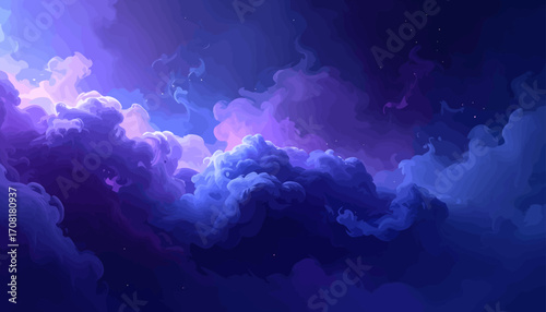 A serene landscape of scattered dry autumn leaves in warm golden hues under a cloudy sky