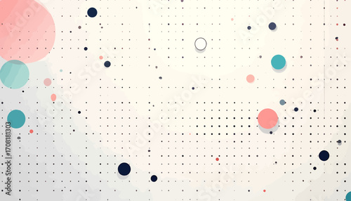 Futuristic digital network connections on a technological background vector illustration