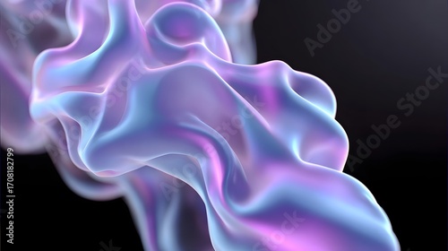 Ethereal, pastel-toned wisps of smoke and vapor dance and curl in a captivating, surreal display of color and movement.