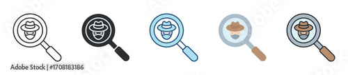 Fraud Icon Set Multiple Style Collection