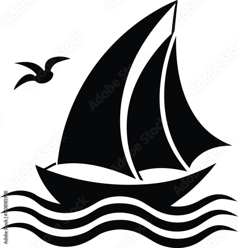 sailing ship silhouette
