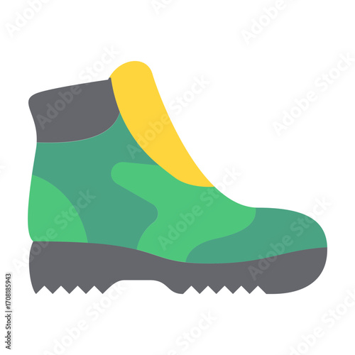 green rubber boots