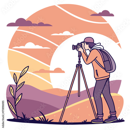 photographer in action