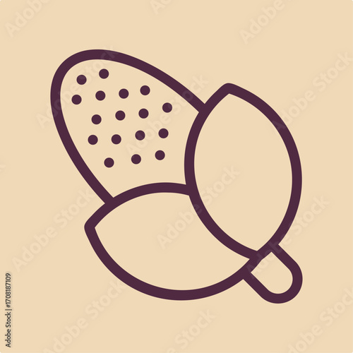 Corn symbol artwork trendy useful vector Illustration design fascinating colorful background