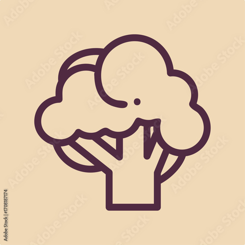 Tree symbol artwork trendy useful vector Illustration design fascinating colorful background