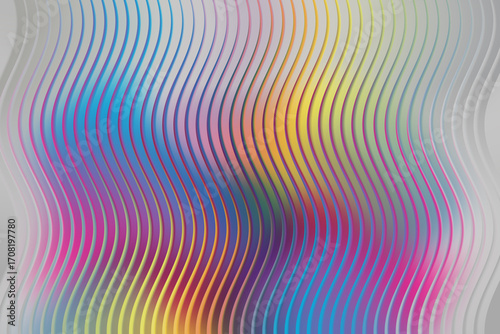 Colorful abstract background with wavy lines and vibrant gradient colors
