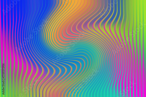 Colorful abstract background with wavy lines creating a vibrant and dynamic effect