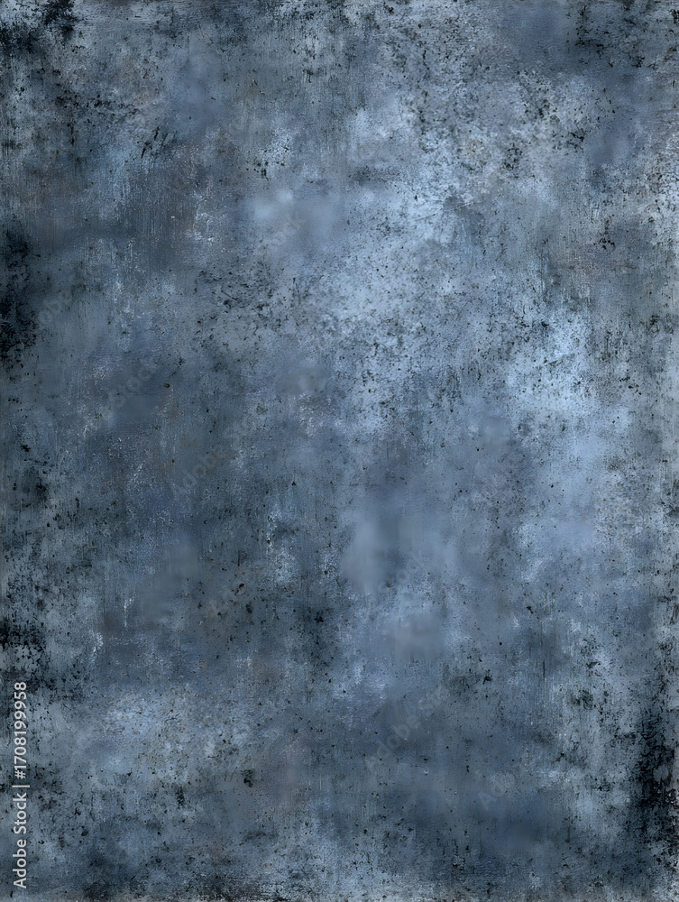 Fototapeta premium Dark Blue Textured Background: Grunge Concrete Wall