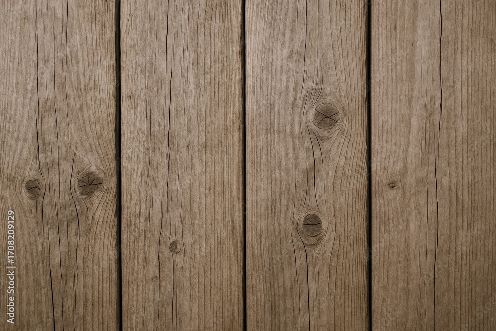 Fototapeta premium Rustic Wood Planks Background with Natural Grain Texture, Perfect for Mockups and Product Displays