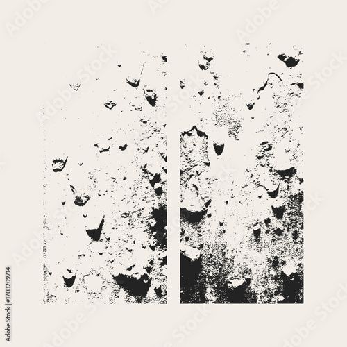 Irradiated acrylic paint vector texture.