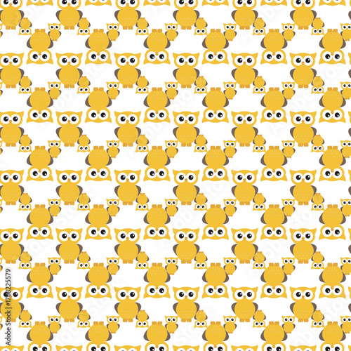 Seamless childish pattern with funny animals faces . Creative  kids texture for fabric, wrapping, textile, wallpaper, apparel. Vector illustration