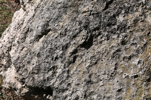Obraz na płótnie Oolitic limestone rock in Spain