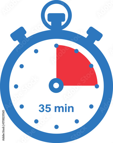 Stopwatch illustration vector icon scalable eps for time measurement and sports
