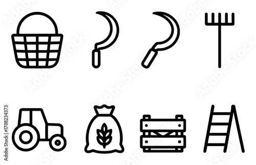 Minimalist Harvest Icons