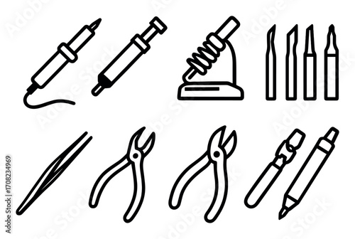 Soldering Tools Icons