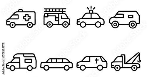 Vehicle Icon Set