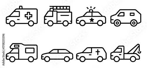 Vehicle Icon Set
