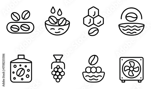 Coffee Process Icons
