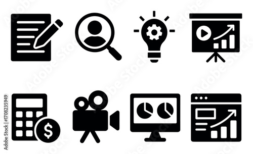 Ad Campaign Icon Grid