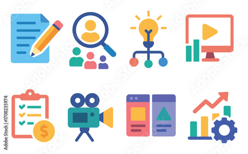Advertising Process Icons