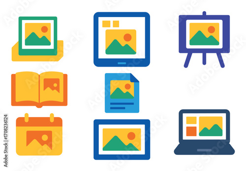 Colorful Photography Icons