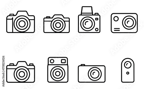 Minimalist Camera Icons