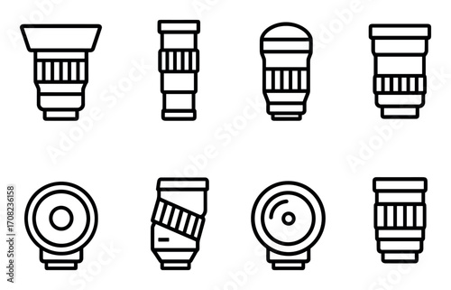 Minimalist Lens Icons