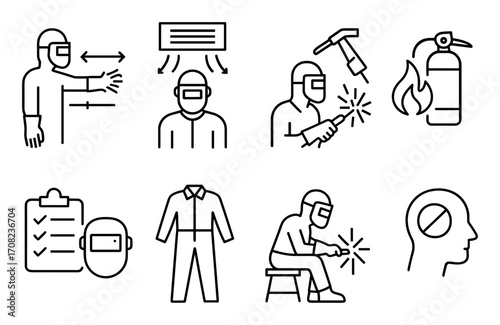 Welding Safety Icons