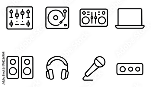 DJ Equipment Icons
