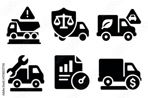 Vehicle Weighing Icons
