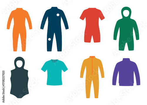Diving Suits Icons
